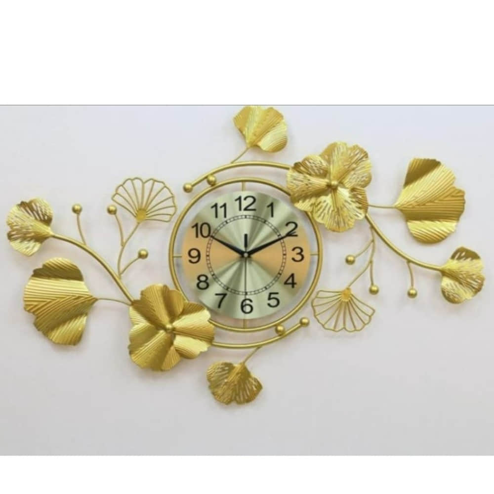 Orleans Golden Wall Clock - photo