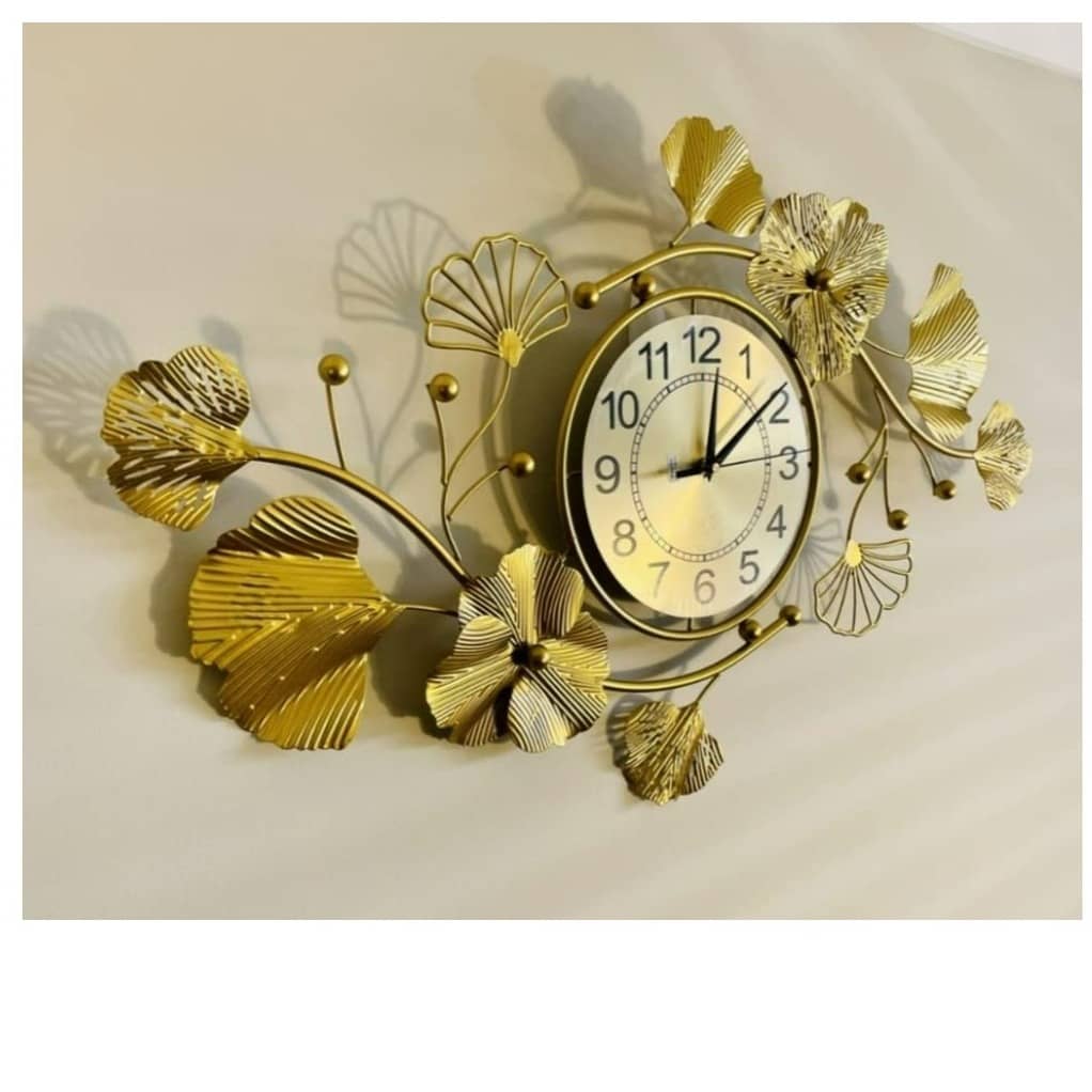 Orleans Golden Wall Clock