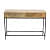 Albany Two Drawer Console Table With Metal Base Structure - top_view