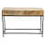 Albany Two Drawer Console Table With Metal Base Structure - left_view