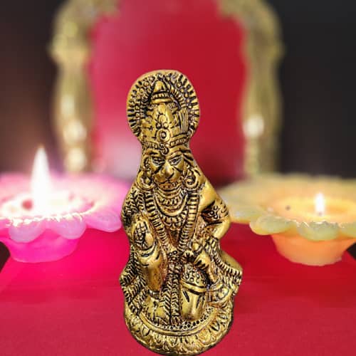 Lord Hanuman Metal Idol