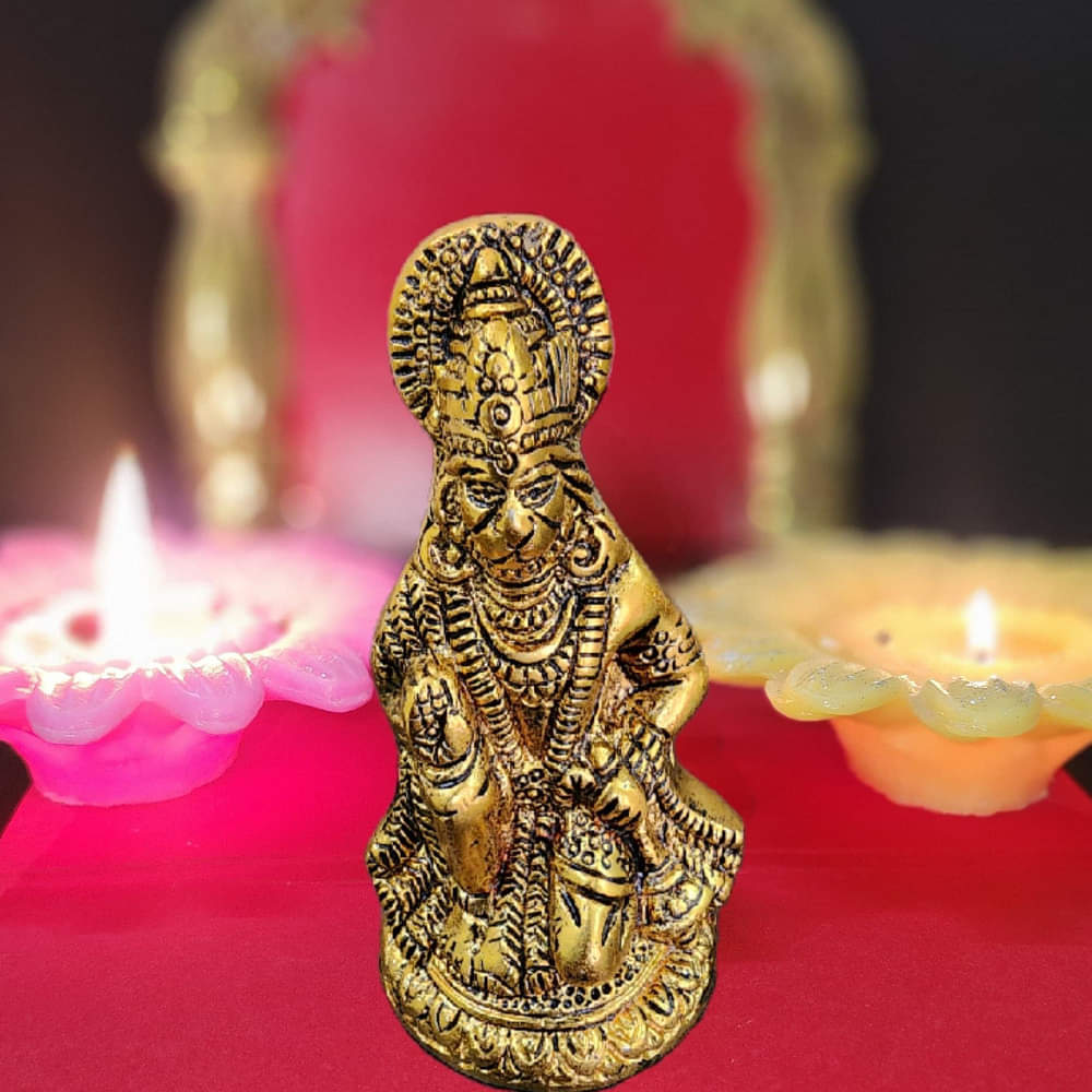 Lord Hanuman Metal Idol - photo