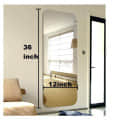 Decorative Frameless Straight Mirror 12 X 36" - front_view