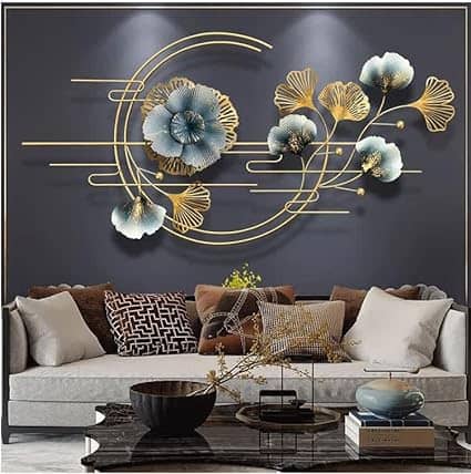 Floral Bail Metal Wall Art