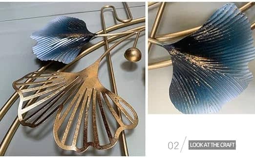 Floral Bail Metal Wall Art