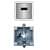 Concealed Urinal Flusher - top_view