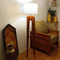Jet Wooden Floor Lamp with Jute Shade - left_view