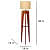 Jet Wooden Floor Lamp with Jute Shade - bottom_view