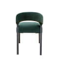 Sapa Cafe Chair With Upholstery - top_view