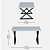Helical Metal Coffee Table In White Colour - left_view