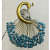 Hand Crafted Metal LED Peacock Hanging Wall Art - rear_view