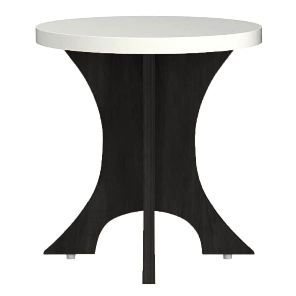 Antique Wood Side Table - front_view