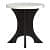 Antique Wood Side Table - front_view