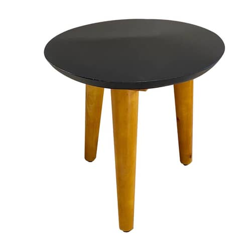 Memphis Wooden Round Stool