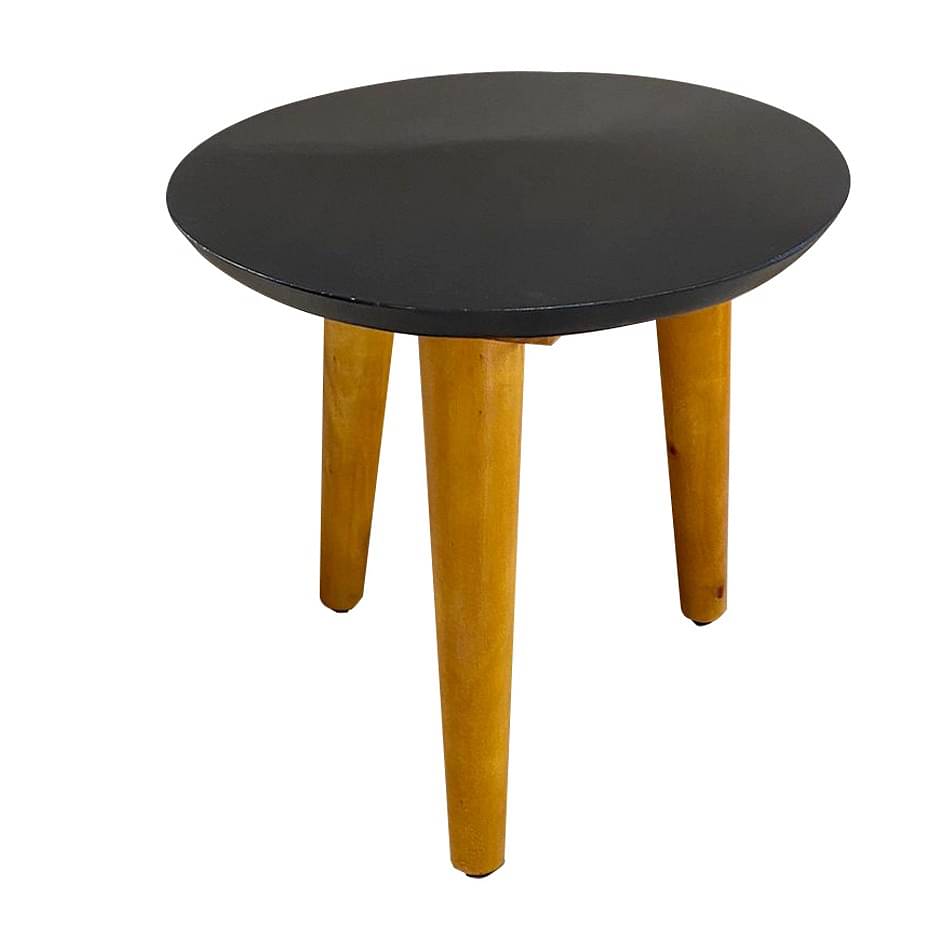 Memphis Wooden Round Stool