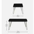 Repid Metal Coffee Table - left_view