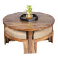Dego Round 4 Seater Coffee Table Set - front_view