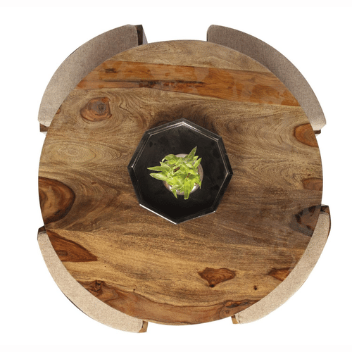 Dego Round 4 Seater Coffee Table Set