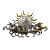Tauras Antique Metal 7 Running Horses With Led Wall Décor - front_view