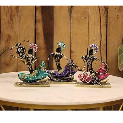 Nagpuri Muscians Figuring Set of 3