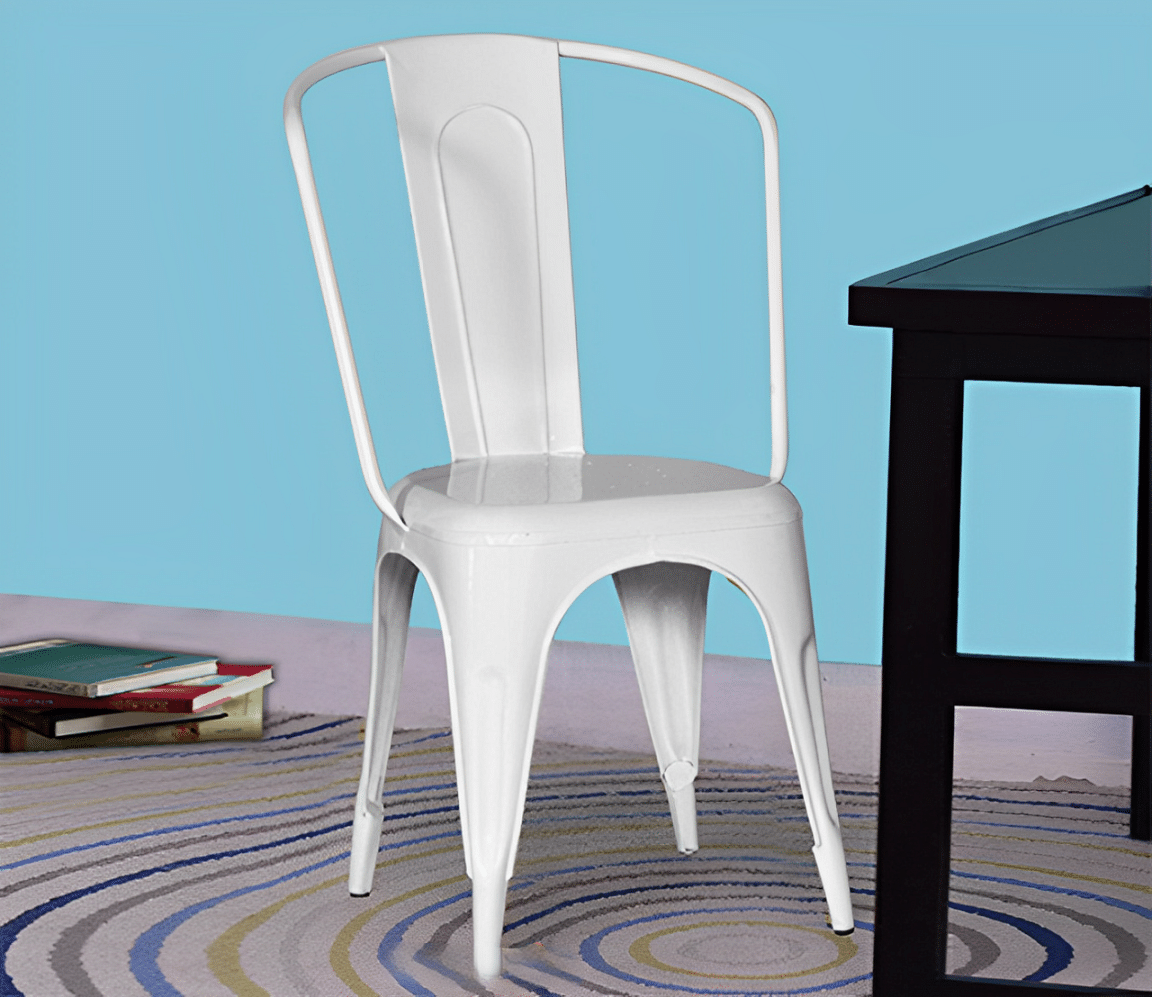 Bristol White Metal Chair
