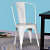 Bristol White Metal Chair - photo