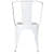 Bristol White Metal Chair - rear_view