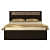 Morgen King Size Bed in Vermont Finish with Box Storage - top_view