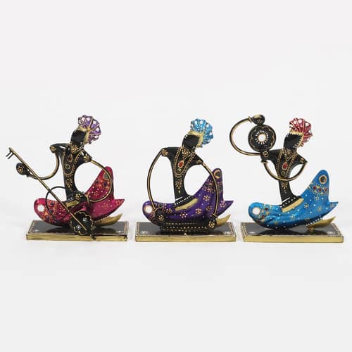 Nagpuri Muscians Figuring Set of 3