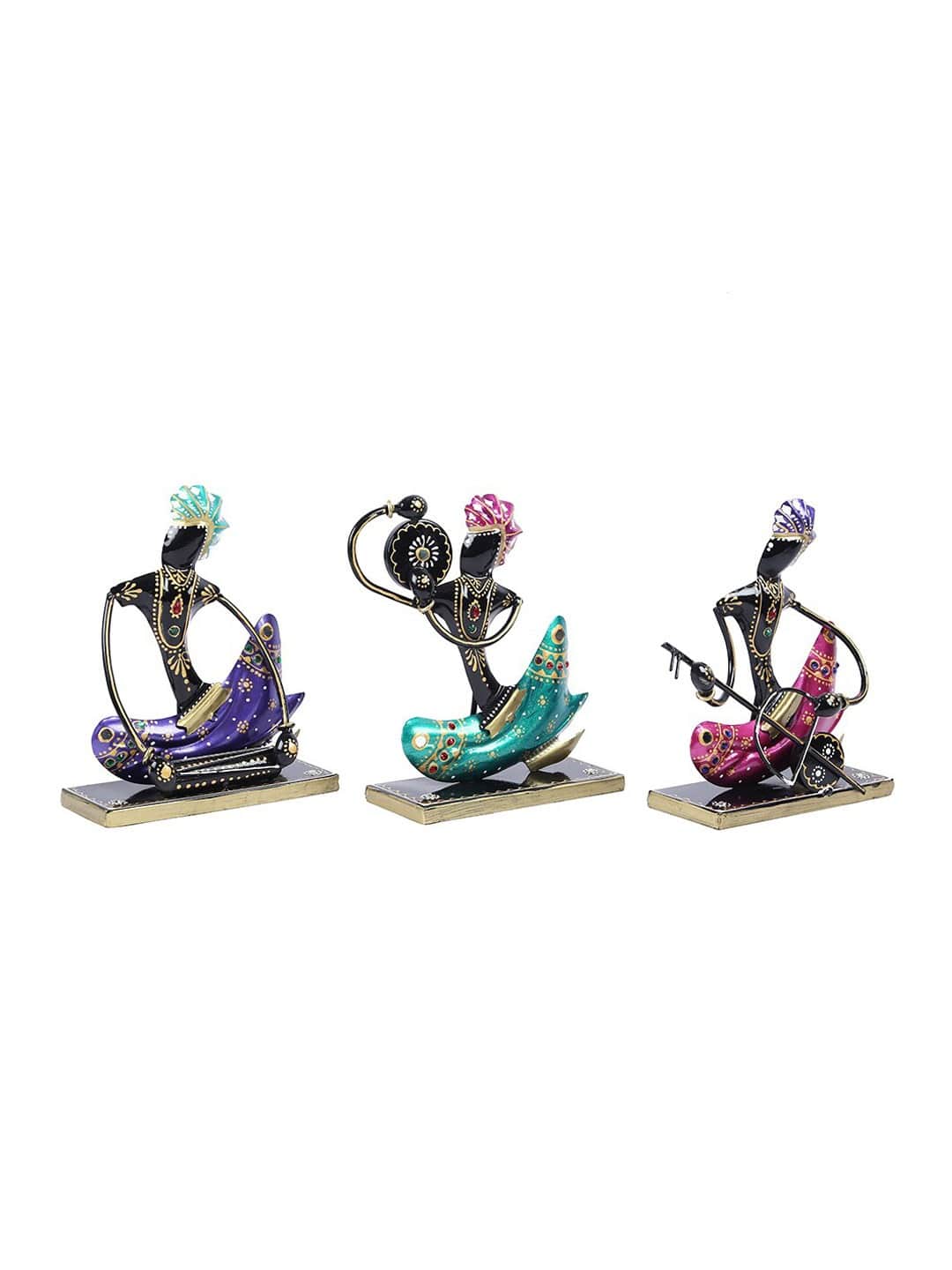 Nagpuri Muscians Figuring Set of 3 - rear_view