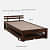 Pure Sheesham Wooden Single Bed - top_view