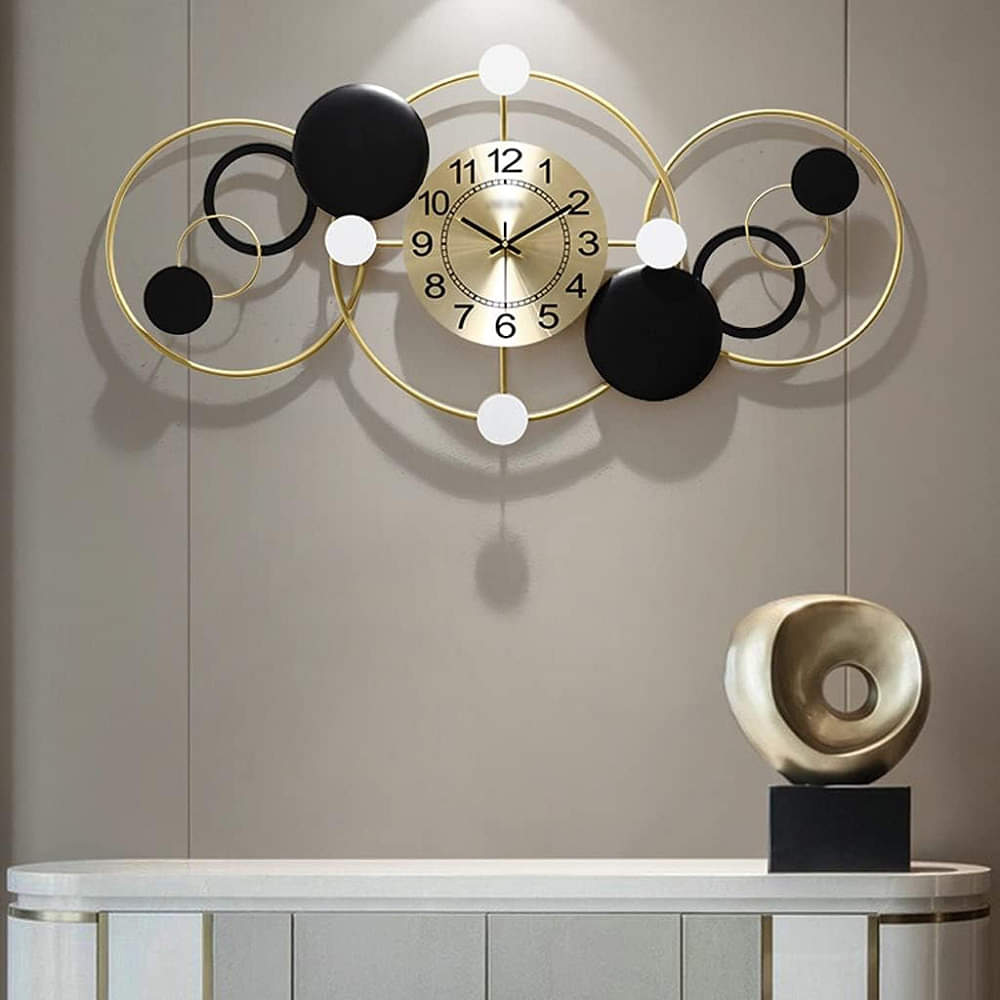 Silent Clock Metal Wall Art - photo