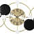 Silent Clock Metal Wall Art - rear_view