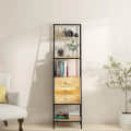 Eric Solid Wood Book Shelve In Natural Finish - photo