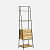 Eric Solid Wood Book Shelve In Natural Finish - top_view