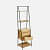 Eric Solid Wood Book Shelve In Natural Finish - rear_view
