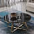 Serene Round Metal Coffee Table - photo