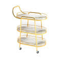 3 Layers Serving Trolley - rear_view