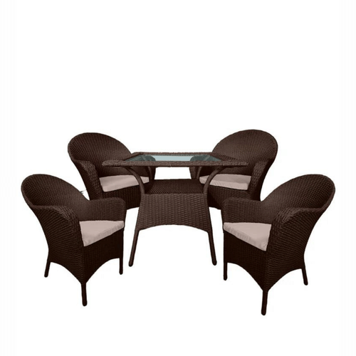 4+1 Outdoor furniture Chair Set With Cushions