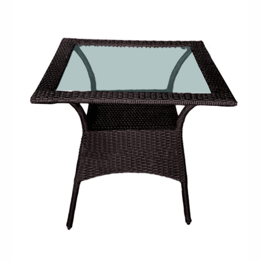 4+1 Outdoor furniture Chair Set With Cushions - top_view