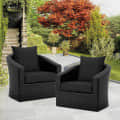 Bistro Outdoor Wicker Sofa Set - photo