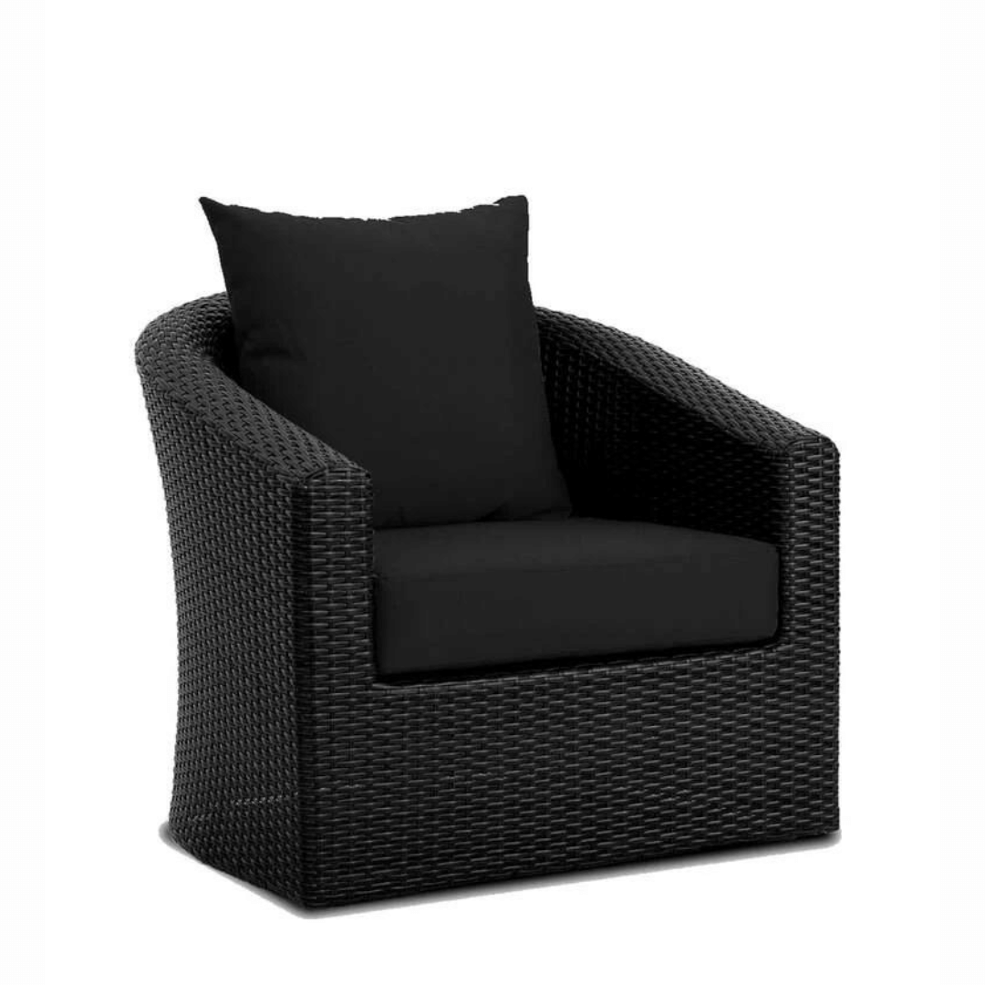 Bistro Outdoor Wicker Sofa Set - top_view