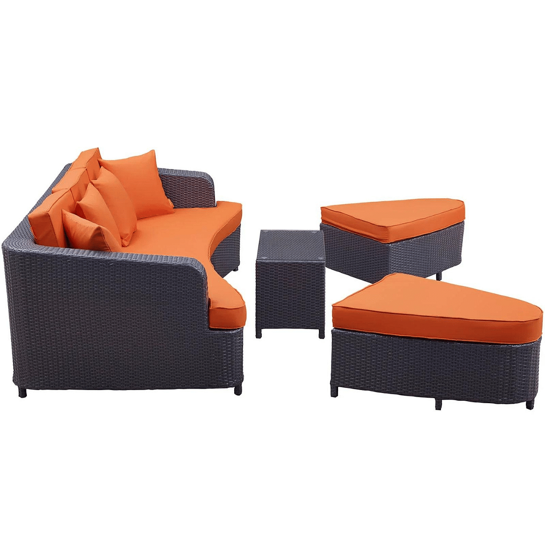 Monterey 4-Piece Wicker Patio Conversation Set