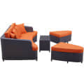Monterey 4-Piece Wicker Patio Conversation Set - front_view