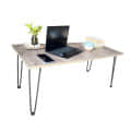 Engineered Wood Rectangular Centre Coffee Table - front_view