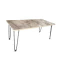 Engineered Wood Rectangular Centre Coffee Table - top_view