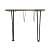 Engineered Wood Rectangular Centre Coffee Table - rear_view