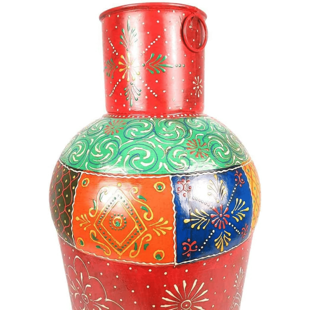 Handcrafted Decorative Flower Vase - left_view
