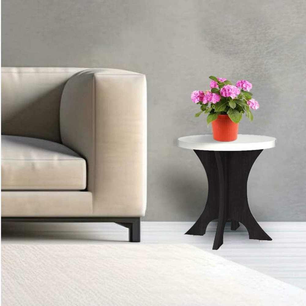 Antique Wood Side Table - photo