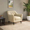 Aura Fabric Lounge Chair - front_view